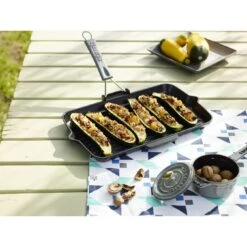 Staub Grillpan Met Schenktuit 34 X 21 Cm, Zwart -Demeyere Winkel 000017175