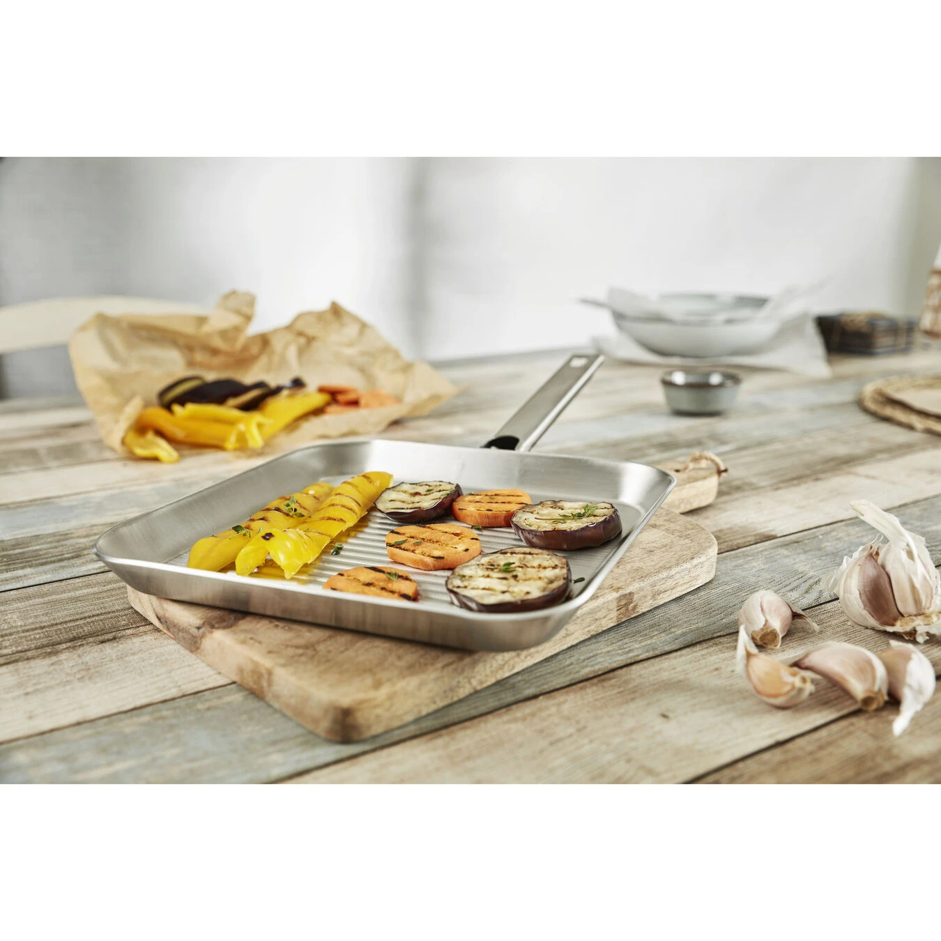 Demeyere Grillpan 24 X 24 Cm 2 Demeyere Grillpan 24 X 24 Cm - Afbeelding 2