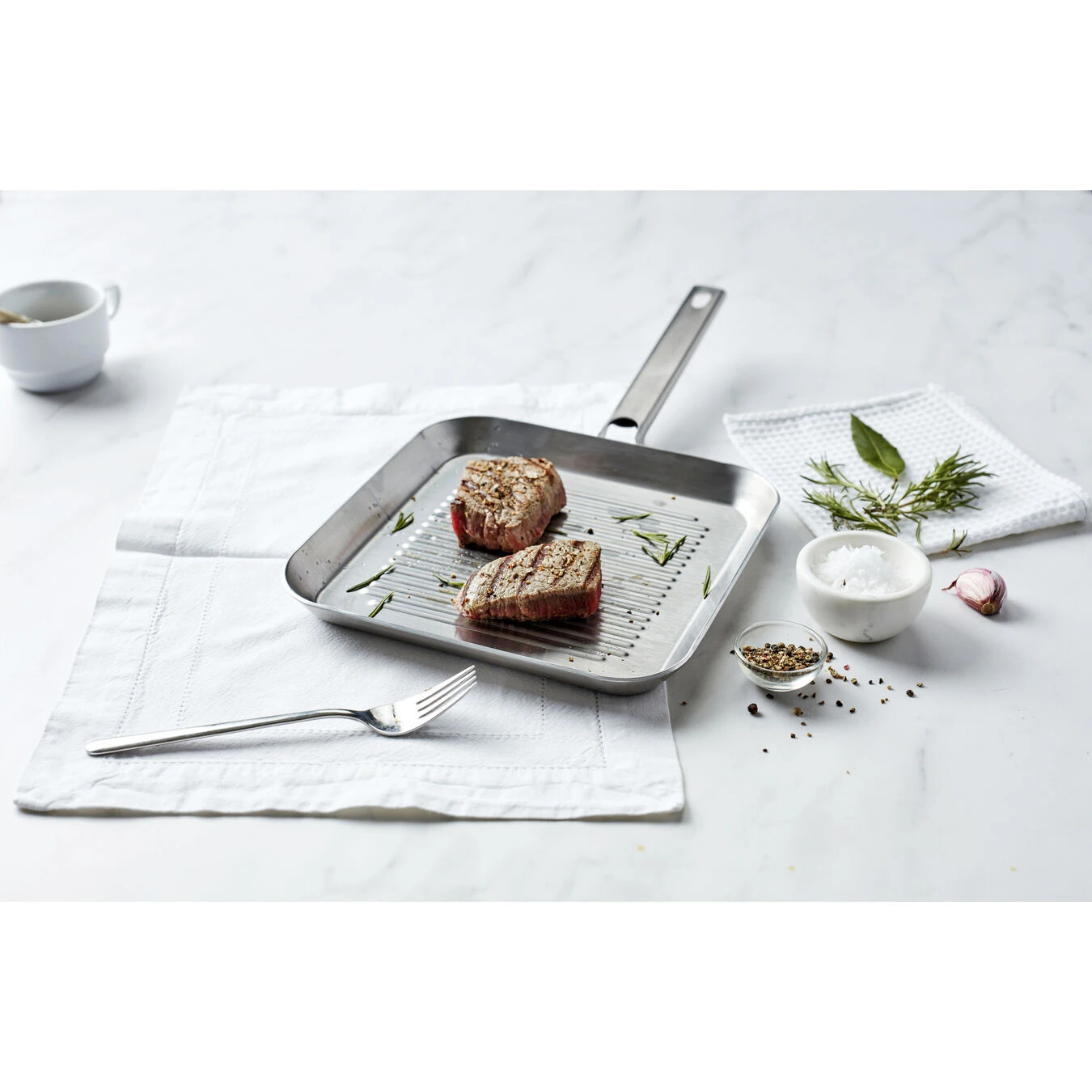 Demeyere Grillpan 24 X 24 Cm 3 Demeyere Grillpan 24 X 24 Cm - Afbeelding 3