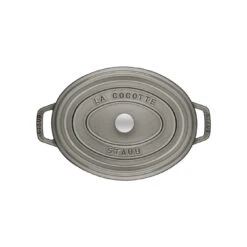 Staub Gietijzeren Braadpan 31 Cm / 5,5 L, Ovaal, Grafietgrijs -Demeyere Winkel 40500 236 0 2 1