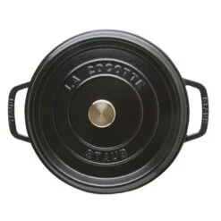 Staub Gietijzeren Braadpan 24 Cm / 3,8 L, Rond, Zwart 9 Staub Gietijzeren Braadpan 24 Cm / 3,8 L, Rond, Zwart -Demeyere Winkel 40500 241 0 3