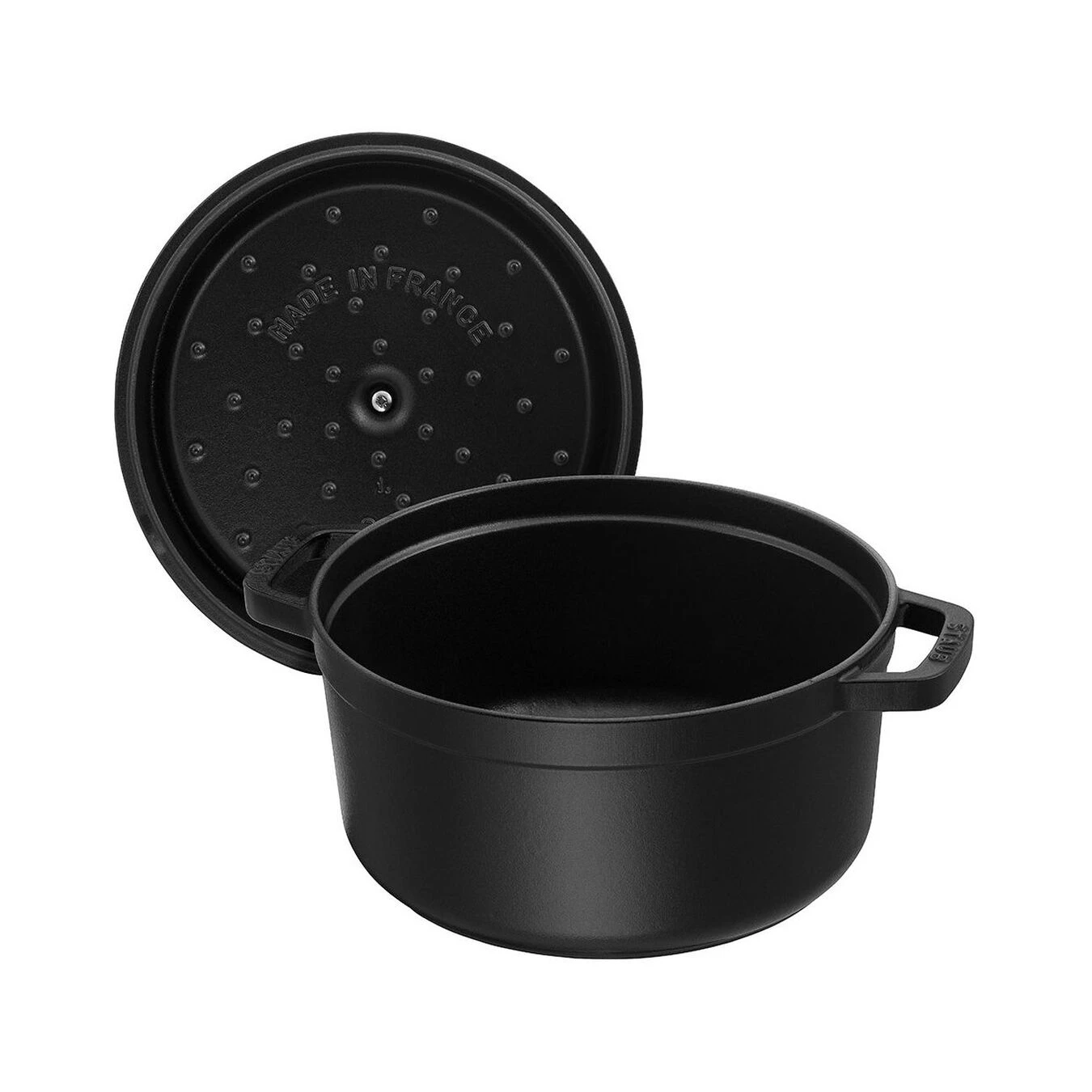 Staub Gietijzeren Braadpan 30 Cm / 8,4 L, Rond, Zwart 4 Staub Gietijzeren Braadpan 30 Cm / 8,4 L, Rond, Zwart - Afbeelding 4