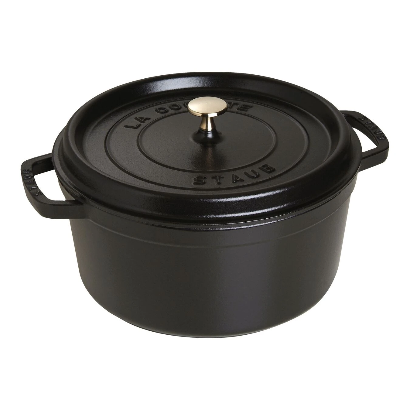 Staub Gietijzeren Braadpan 28 Cm / 6,75 L, Rond, Zwart 1 Staub Gietijzeren Braadpan 28 Cm / 6,75 L, Rond, Zwart