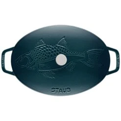 Staub Ovenschaal Met Deksel 33 Cm, Ovaal, La-mer 9 Staub Ovenschaal Met Deksel 33 Cm, Ovaal, La-mer -Demeyere Winkel 40501 125 0 5