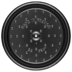 Staub Gietijzeren Braadpan 24 Cm / 3,8 L, Rond, White Truffle -Demeyere Winkel 40501 412 0 6