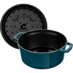 Staub Gietijzeren Braadpan 24 Cm / 3,8 L, Rond, La-mer -Demeyere Winkel 40508 654 0 1