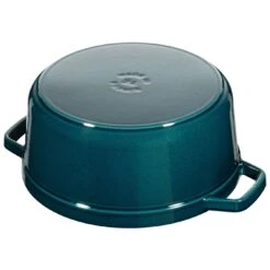 Staub Gietijzeren Braadpan 24 Cm / 3,8 L, Rond, La-mer -Demeyere Winkel 40508 654 0 2