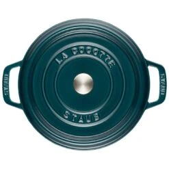 Staub Gietijzeren Braadpan 24 Cm / 3,8 L, Rond, La-mer -Demeyere Winkel 40508 654 0 8
