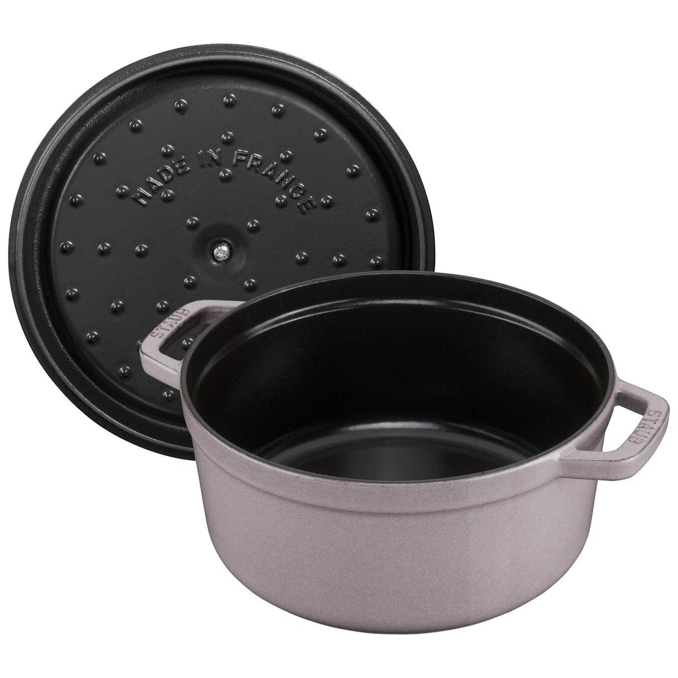 Staub Gietijzeren Braadpan 24 Cm / 3,8 L, Rond, Kersenbloesem 2 Staub Gietijzeren Braadpan 24 Cm / 3,8 L, Rond, Kersenbloesem - Afbeelding 2