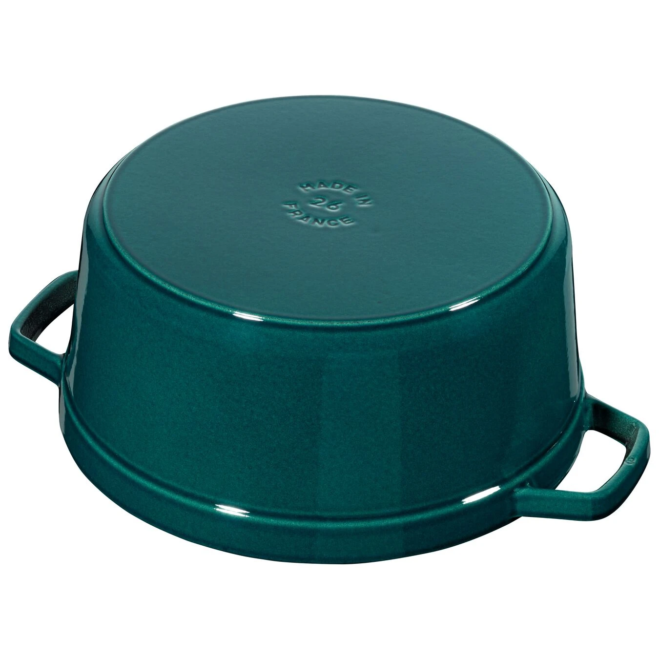 Staub Gietijzeren Braadpan 26 Cm / 5,25 L, Rond, La-mer 2 Staub Gietijzeren Braadpan 26 Cm / 5,25 L, Rond, La-mer - Afbeelding 2
