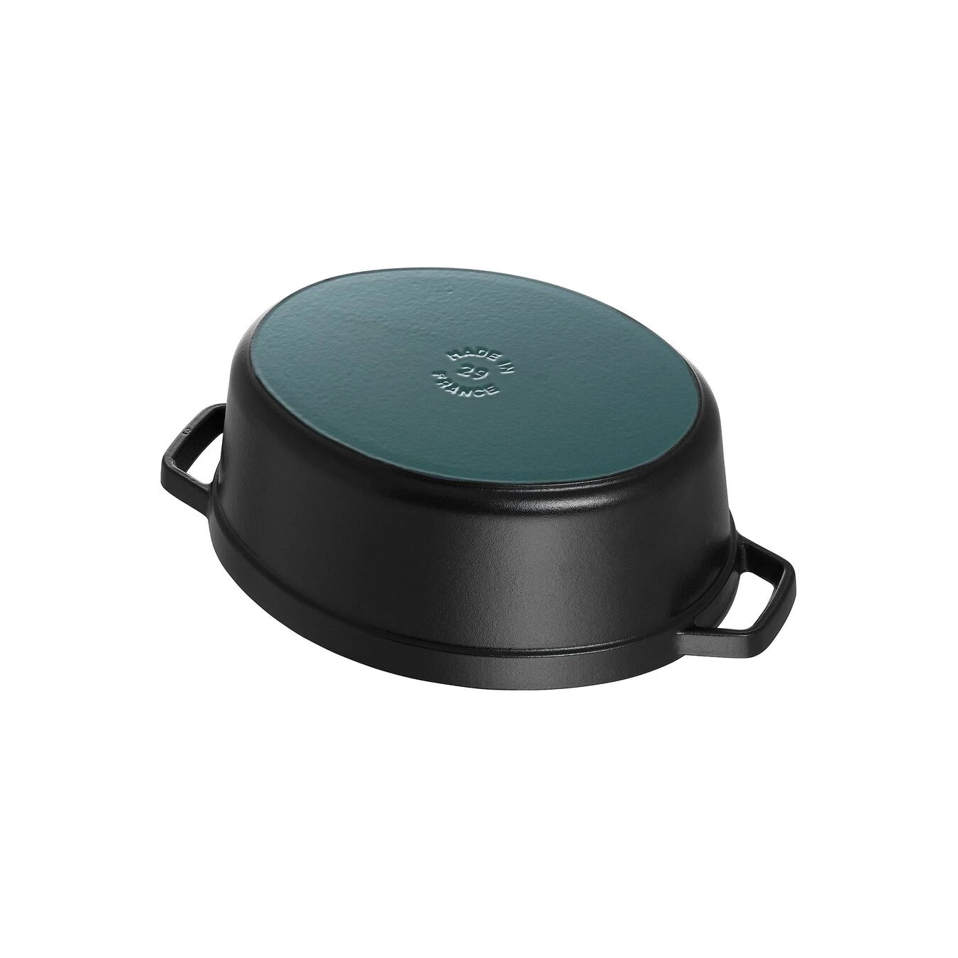 Staub Gietijzeren Braadpan 31 Cm / 5,5 L, Ovaal, Zwart 2 Staub Gietijzeren Braadpan 31 Cm / 5,5 L, Ovaal, Zwart - Afbeelding 2