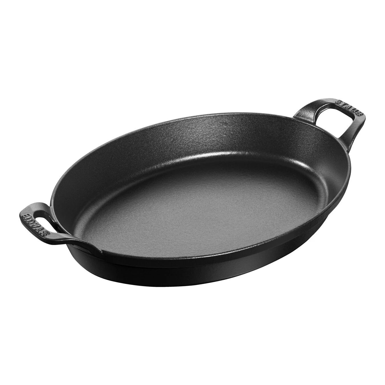 Staub Ovenschaal 32 Cm, Ovaal, Zwart 1 Staub Ovenschaal 32 Cm, Ovaal, Zwart