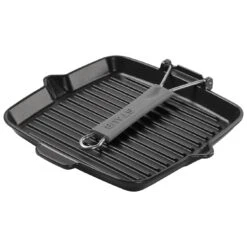 Staub Grillpan Met Schenktuit 24 X 24 Cm, Zwart -Demeyere Winkel 40509 344 0 000000658