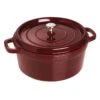 Staub Gietijzeren Braadpan 28 Cm / 6,75 L, Rond, Grenadine Rood