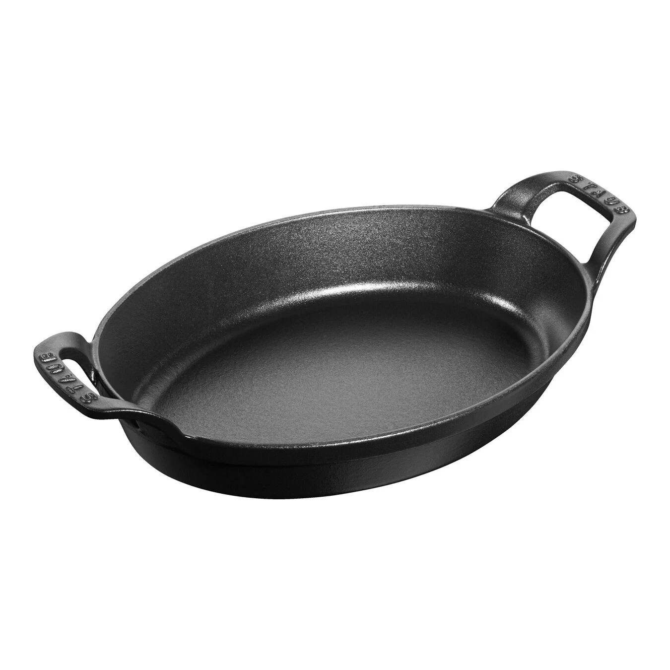 Staub Ovenschaal 24 Cm, Ovaal, Zwart 1 Staub Ovenschaal 24 Cm, Ovaal, Zwart
