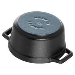 Staub Gietijzeren Braadpan 12 Cm / 400 Ml, Rond, Zwart -Demeyere Winkel 40509 471 0 000000884