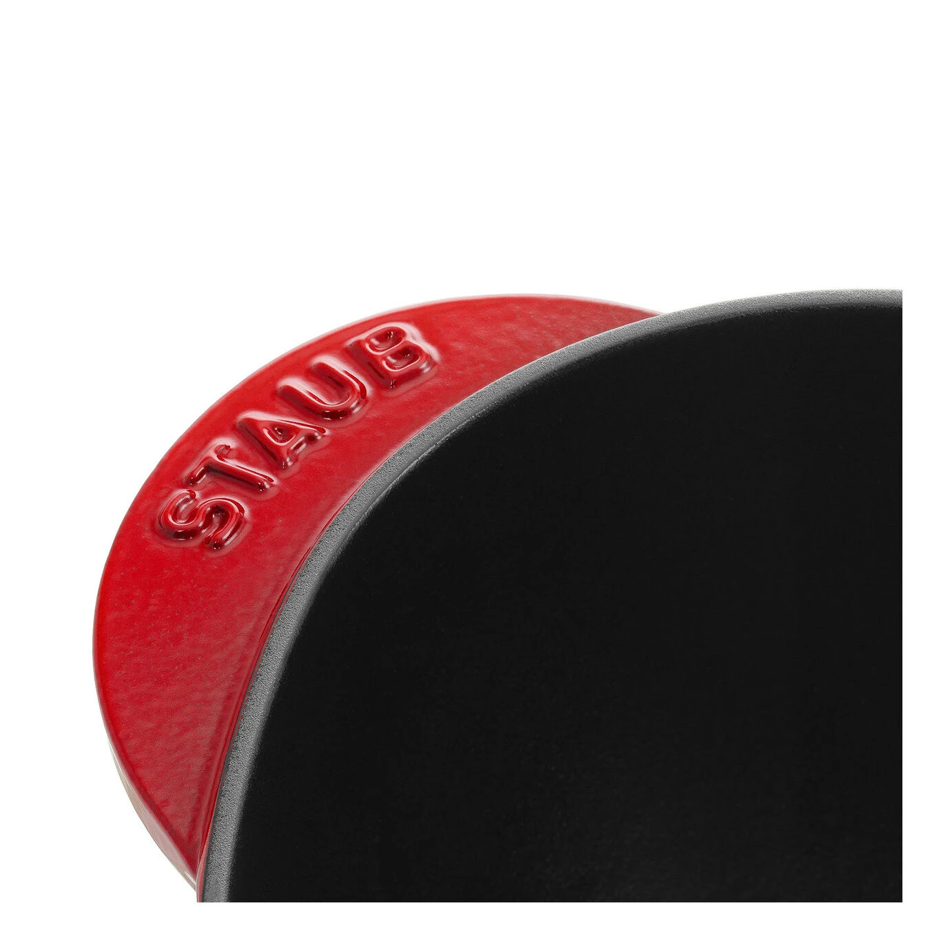 Staub Gietijzeren Braadpan 20 Cm / 1,75 L, Hart, Kersenrood 4 Staub Gietijzeren Braadpan 20 Cm / 1,75 L, Hart, Kersenrood - Afbeelding 4