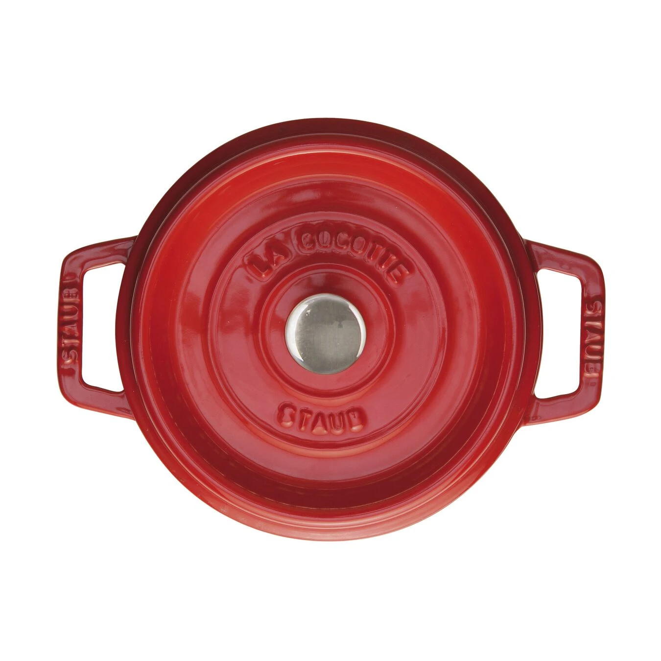 Staub Gietijzeren Braadpan 20 Cm / 2,2 L, Rond, Kersenrood 1 Staub Gietijzeren Braadpan 20 Cm / 2,2 L, Rond, Kersenrood