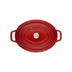 Staub Gietijzeren Braadpan 27 Cm / 3,25 L, Ovaal, Kersenrood 8 Staub Gietijzeren Braadpan 27 Cm / 3,25 L, Ovaal, Kersenrood -Demeyere Winkel 40509 830 0 2