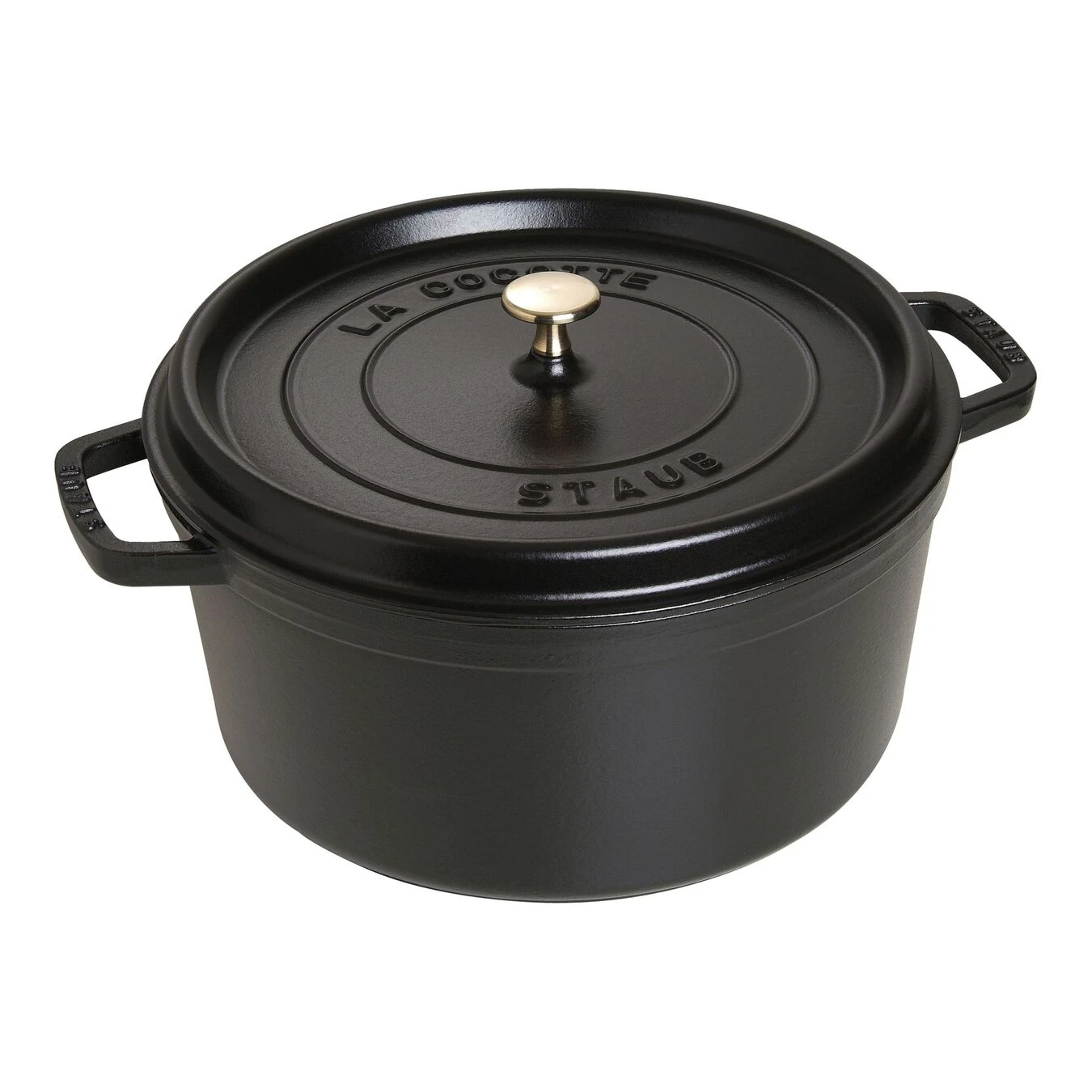 Staub Gietijzeren Braadpan 30 Cm / 8,4 L, Rond, Zwart 1 Staub Gietijzeren Braadpan 30 Cm / 8,4 L, Rond, Zwart