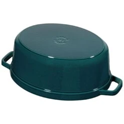Staub Gietijzeren Braadpan 31 Cm / 5,5 L, Ovaal, La-mer 9 Staub Gietijzeren Braadpan 31 Cm / 5,5 L, Ovaal, La-mer -Demeyere Winkel 40510 598 0 3