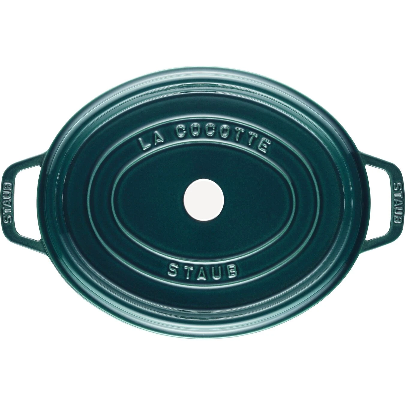Staub Gietijzeren Braadpan 31 Cm / 5,5 L, Ovaal, La-mer 2 Staub Gietijzeren Braadpan 31 Cm / 5,5 L, Ovaal, La-mer - Afbeelding 2