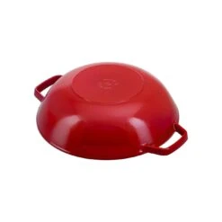 Staub Wok Met Glazen Deksel 30 Cm, Kersenrood -Demeyere Winkel 40511 345 0 4