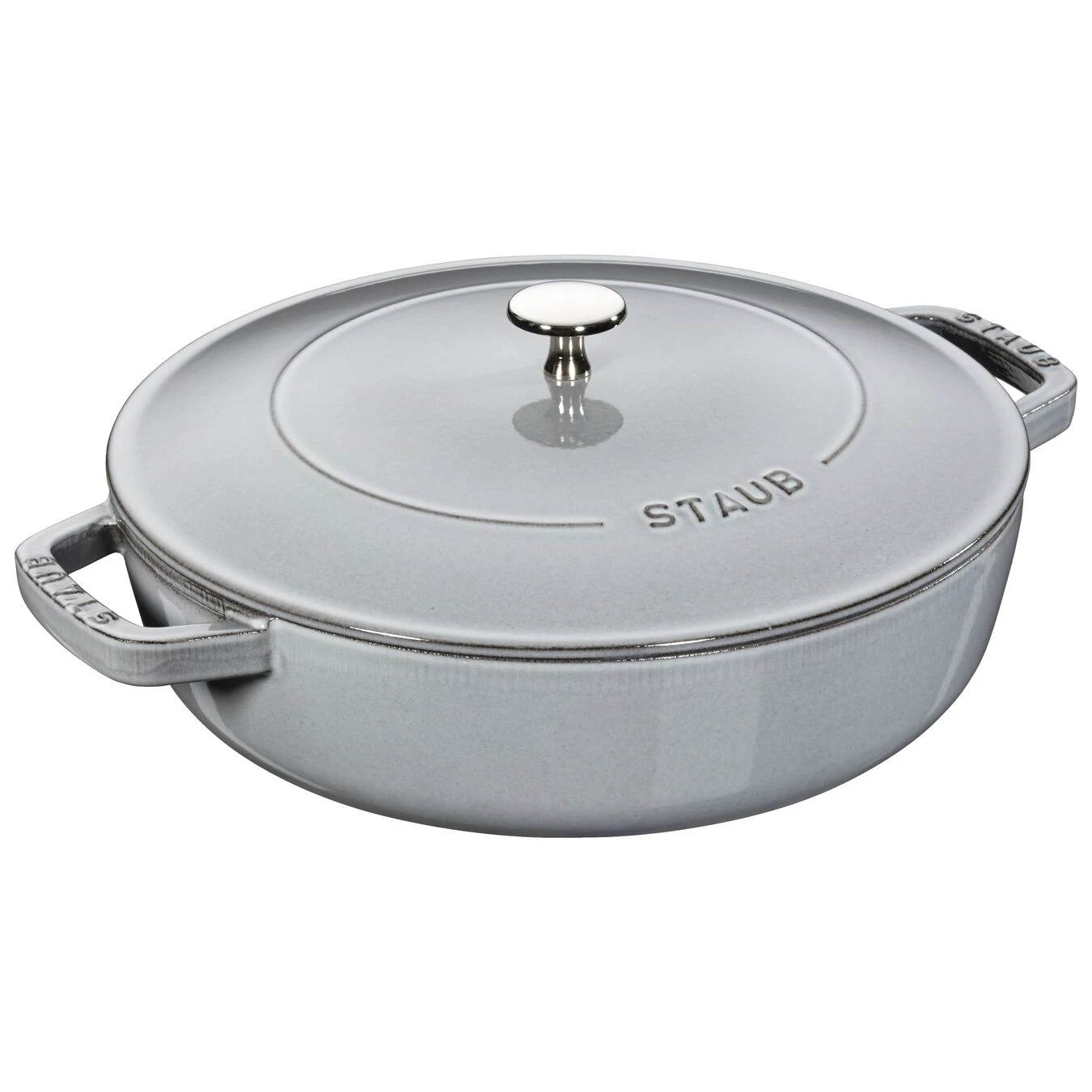 Staub Sauteerpan Chistera 28 Cm / 3,7 L, Grafietgrijs 1 Staub Sauteerpan Chistera 28 Cm / 3,7 L, Grafietgrijs