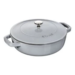 Staub Sauteerpan Chistera 24 Cm / 2,5 L, Grafietgrijs