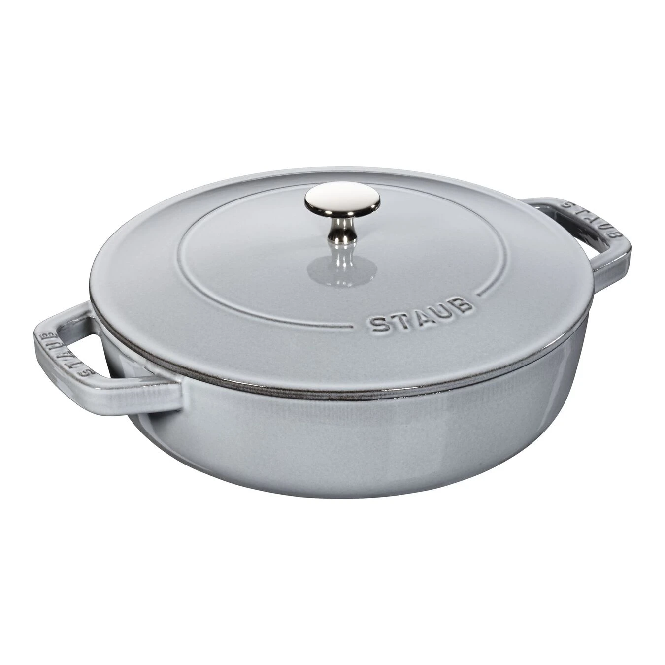 Staub Sauteerpan Chistera 24 Cm / 2,5 L, Grafietgrijs 1 Staub Sauteerpan Chistera 24 Cm / 2,5 L, Grafietgrijs
