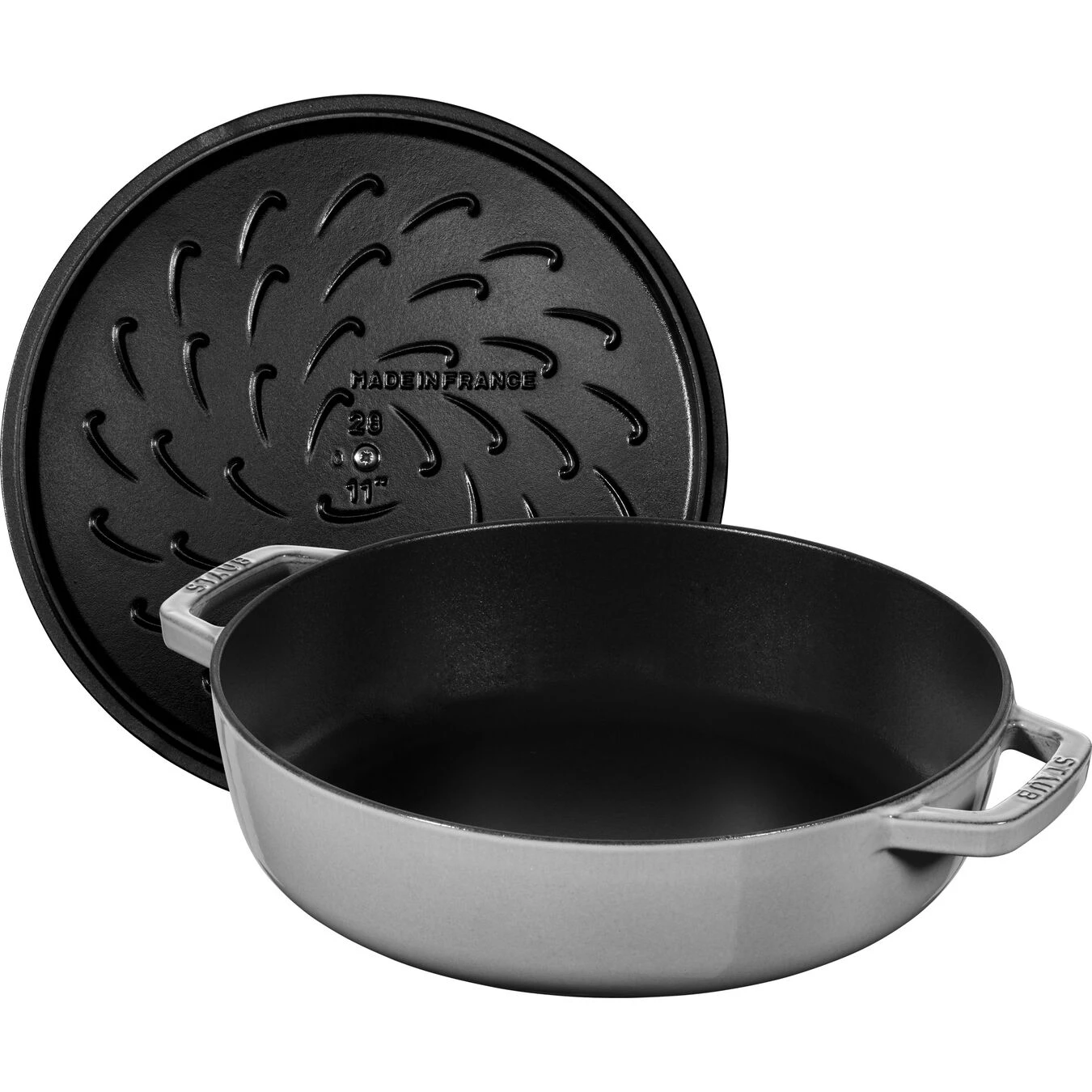 Staub Sauteerpan Chistera 24 Cm / 2,5 L, Grafietgrijs 3 Staub Sauteerpan Chistera 24 Cm / 2,5 L, Grafietgrijs - Afbeelding 3