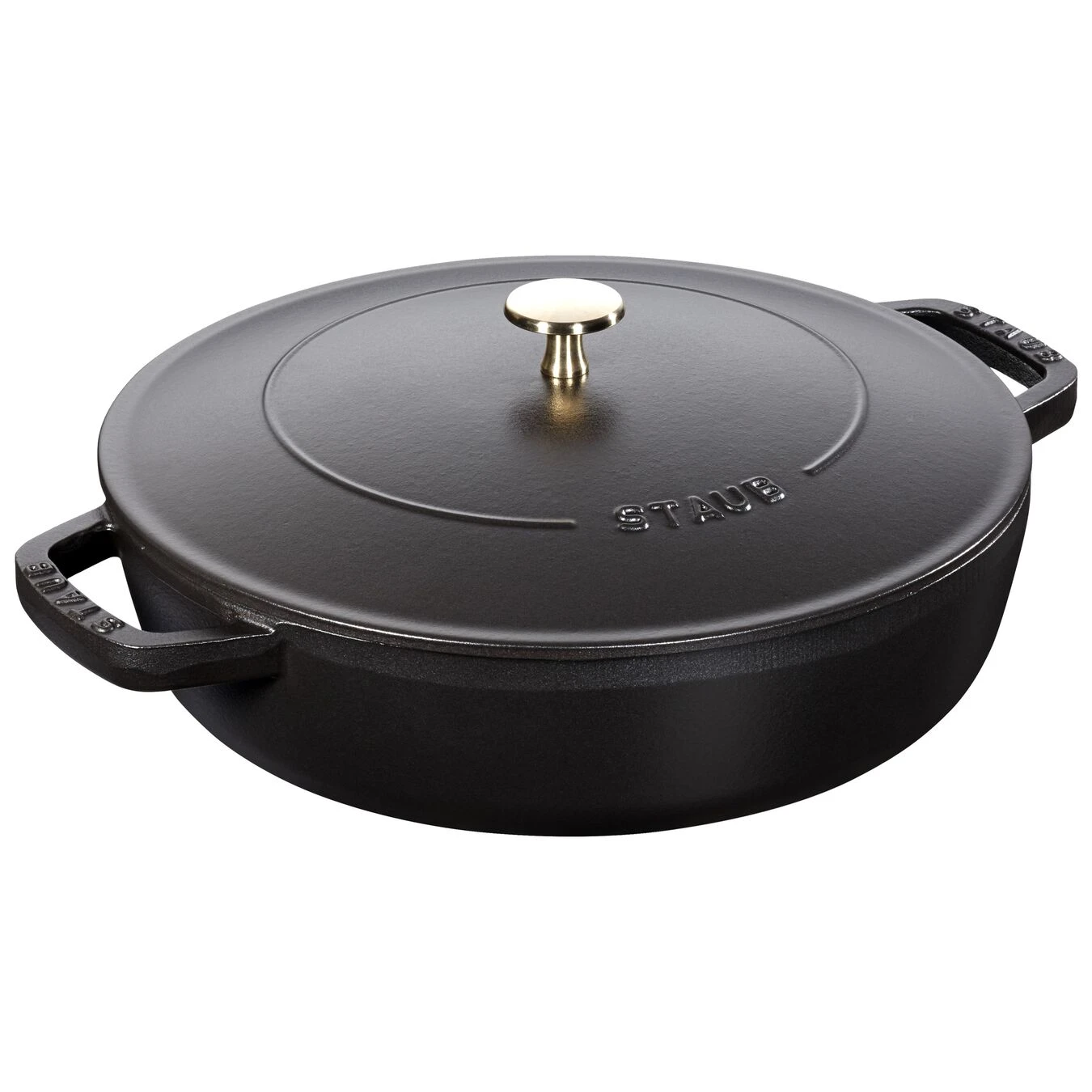 Staub Sauteerpan Chistera 28 Cm / 3,7 L, Zwart 1 Staub Sauteerpan Chistera 28 Cm / 3,7 L, Zwart