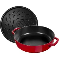 Staub Sauteerpan Chistera 28 Cm / 3,7 L, Kersenrood -Demeyere Winkel 40511 474 0 2 1