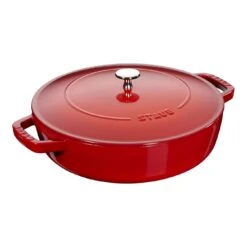 Staub Sauteerpan Chistera 24 Cm / 2,5 L, Kersenrood