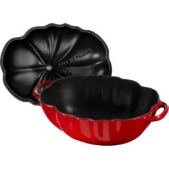 Staub Gietijzeren Braadpan 25 Cm / 3 L, Tomaat, Kersenrood -Demeyere Winkel 40511 774 0 2