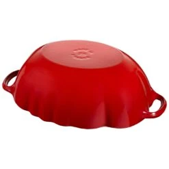 Staub Gietijzeren Braadpan 25 Cm / 3 L, Tomaat, Kersenrood -Demeyere Winkel 40511 774 0 3