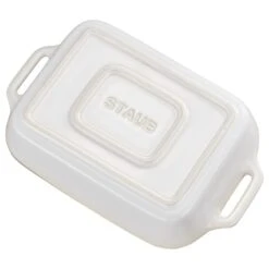 Staub Ovenschaal 27 Cm, Rechthoekig, Ivoorwit 5 Staub Ovenschaal 27 Cm, Rechthoekig, Ivoorwit -Demeyere Winkel 40511 883 3