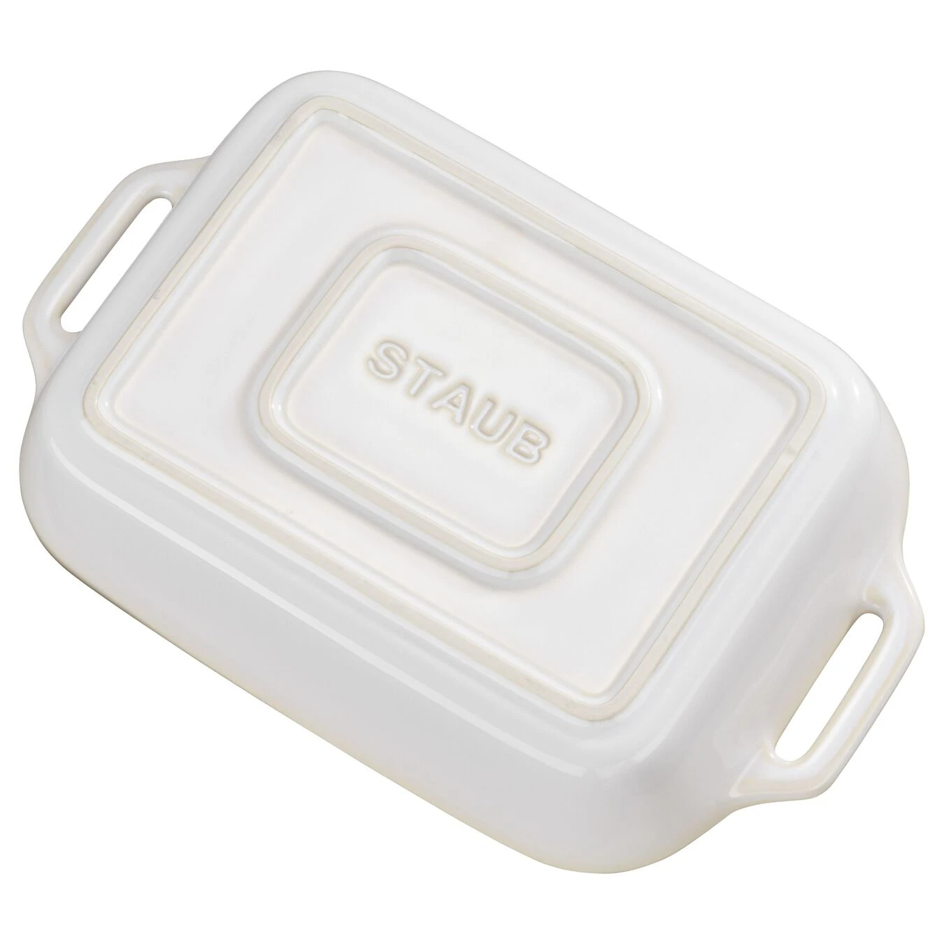 Staub Ovenschaal 27 Cm, Rechthoekig, Ivoorwit 3 Staub Ovenschaal 27 Cm, Rechthoekig, Ivoorwit - Afbeelding 3