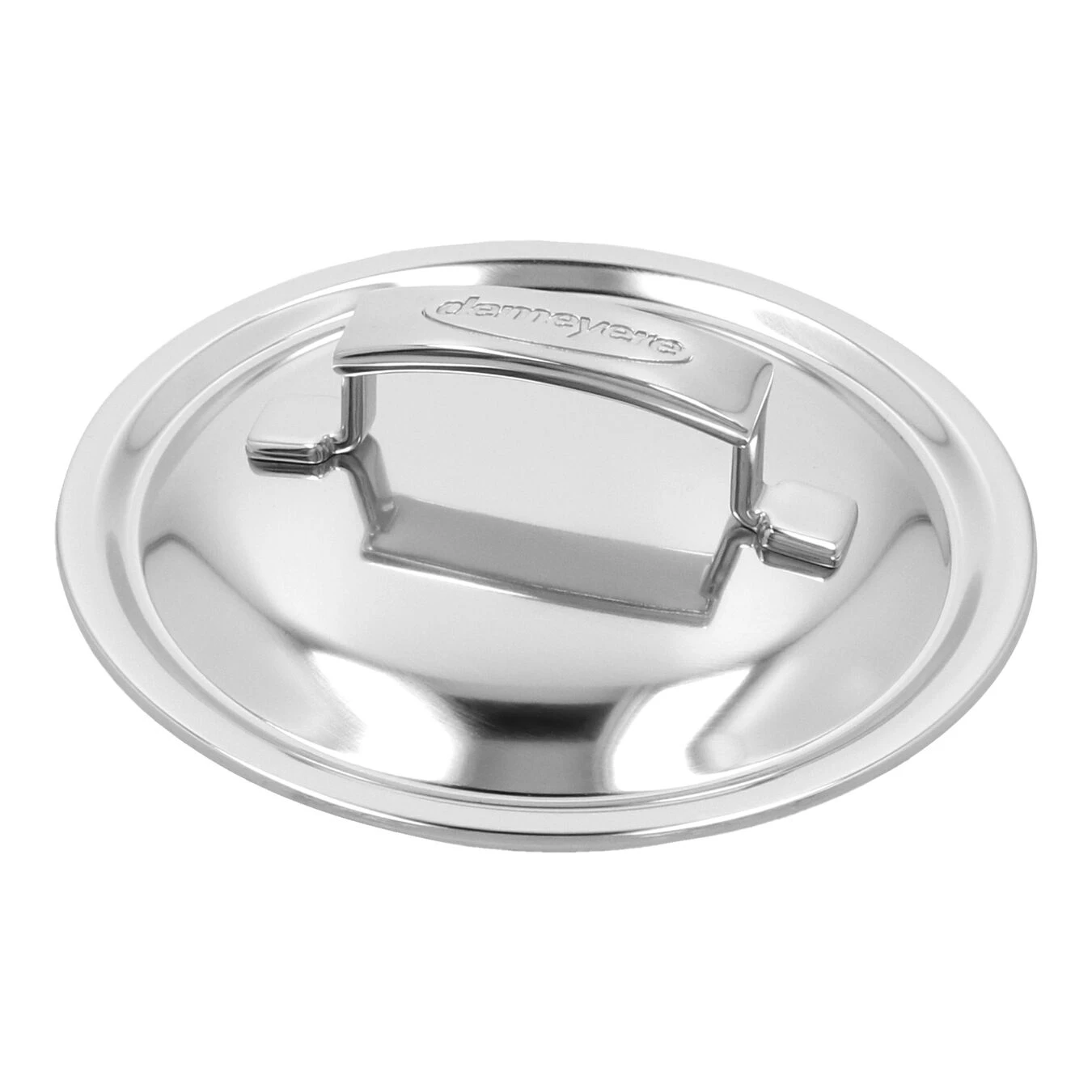 Demeyere Dubbelwandig Deksel 16 Cm, 18/10 Roestvrij Staal 1 Demeyere Dubbelwandig Deksel 16 Cm, 18/10 Roestvrij Staal