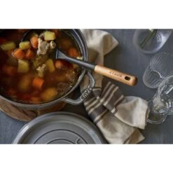 Staub Gietijzeren Braadpan 24 Cm / 3,8 L, Rond, Grafietgrijs -Demeyere Winkel 424424407