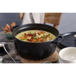 Staub Gietijzeren Braadpan 28 Cm / 6,75 L, Rond, Zwart 11 Staub Gietijzeren Braadpan 28 Cm / 6,75 L, Rond, Zwart -Demeyere Winkel 750033443