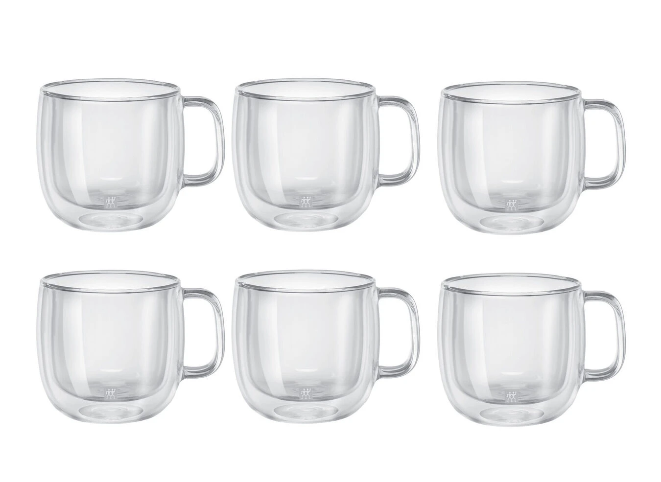 Zwilling Dubbelwandig Cappuccinoglazen Set, 6-delig 1 Zwilling Dubbelwandig Cappuccinoglazen Set, 6-delig