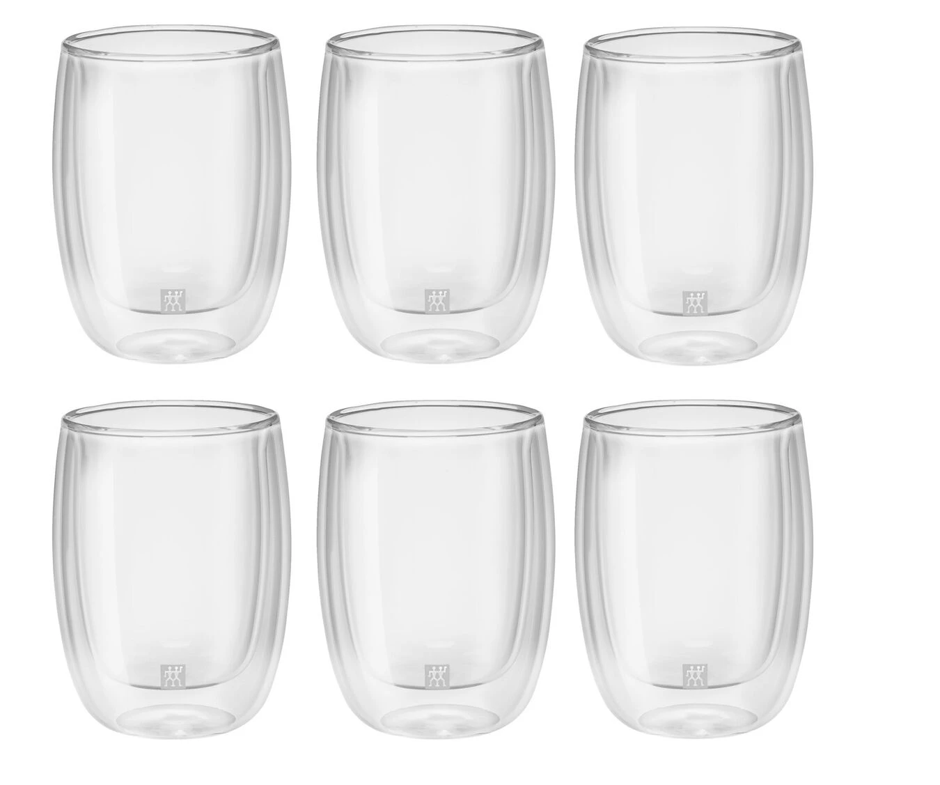Zwilling Dubbelwandig Koffieglazen Set, 6-delig 1 Zwilling Dubbelwandig Koffieglazen Set, 6-delig